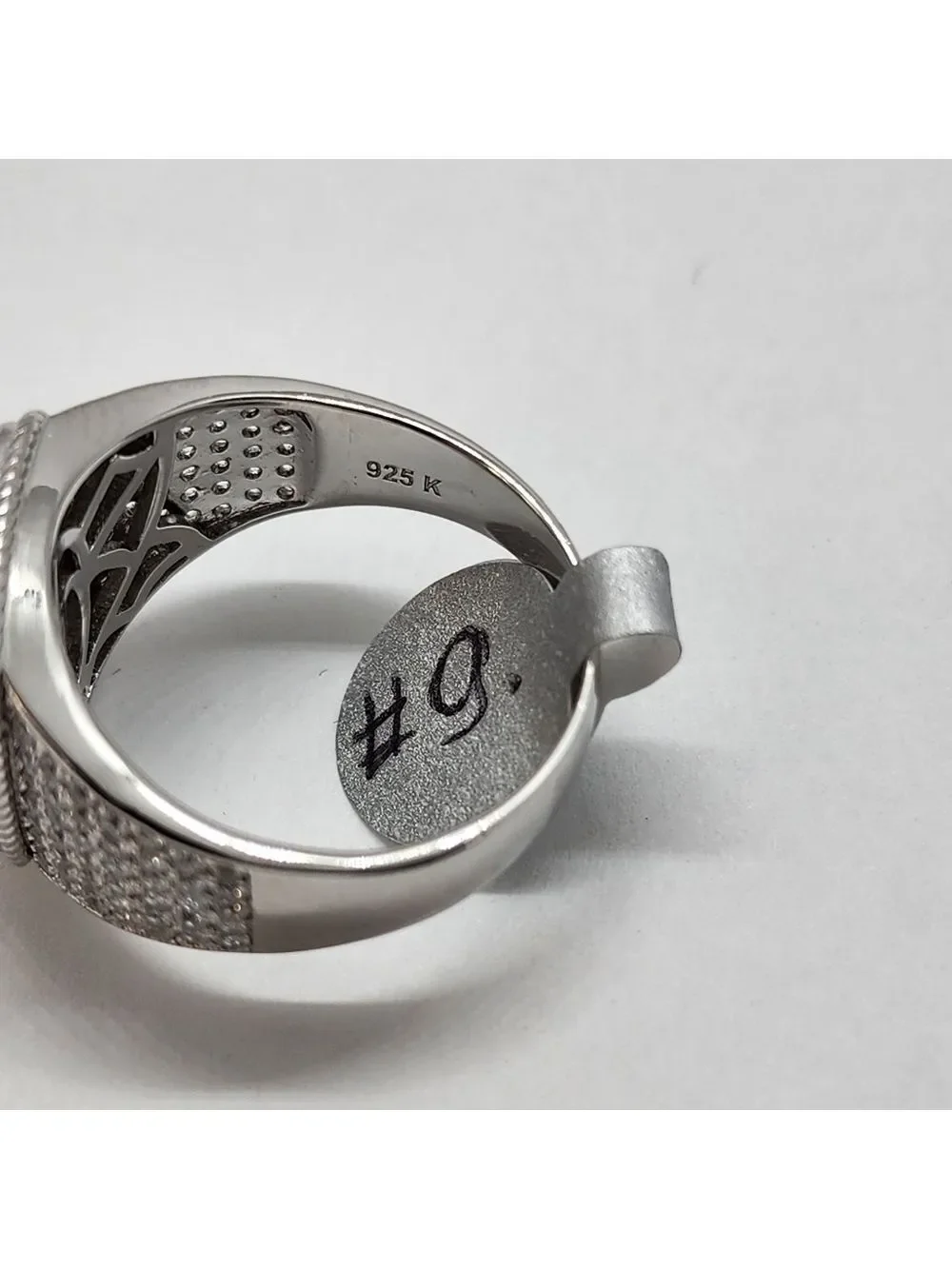Brand new sterling silver 925 multi Cz Ring